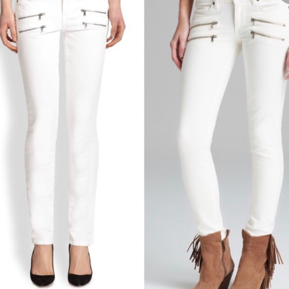 Off white Edgemont Paige low rise jeans size 26